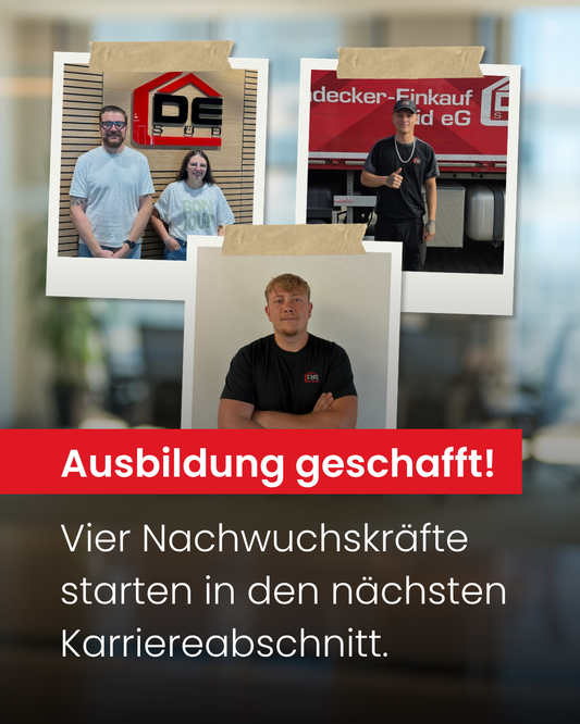 Ausbildung geschafft!